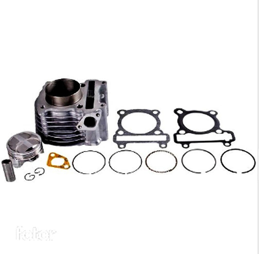 Cilindro Completo Gris repotenciado 150cc para Motocicleta Yamaha BWS 125, BWS X, BWS FI - Marca REVO (Tipo Original) (Despacho 4 a 5 días hábiles)
