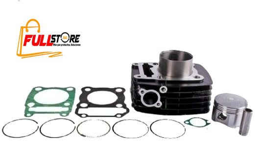 Kit de Cilindro Completo REVO Tipo Original (Negro) para Bajaj PULSAR 180 UG, GT y BSIV (Despacho 4 a 5 días hábiles)
