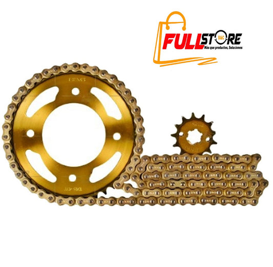 Kit Arrastre 14x43 4H (428H-132) Honda CBF 125, CBF 125 EURO II - REVO TÉRMICA (Alta Durabilidad) (Más de 20.000 KM) (Despacho 4 a 5 días hábiles)