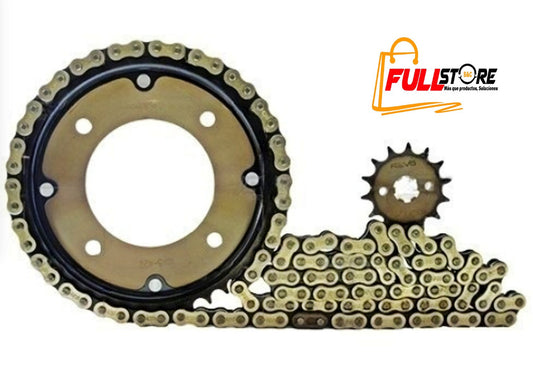 Kit Arrastre 14x42 4H (428H-120) Honda CB 110, CB 110 DLX F Disco - REVO TÉRMICA (Alta Durabilidad) (Más de 20.000 KM) (Despacho 4 a 5 días hábiles)