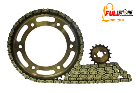 Kit Arrastre 17x54 6H (428H-132) Honda XR 125L, NXR 125 BROS - REVO TÉRMICA (Alta Durabilidad) (Más de 20.000 KM) (Despacho 4 a 5 días hábiles)