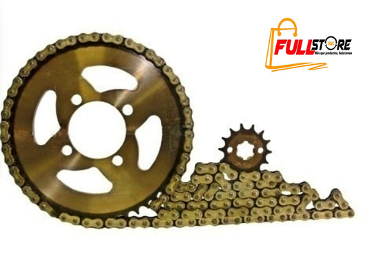 Kit Arrastre 14x50 4H (428H-132) Yamaha XTZ 125, DT 125 , DT 175 - REVO TÉRMICA (Alta Durabilidad) (Más de 20.000 KM) (Despacho 4 a 5 días hábiles)