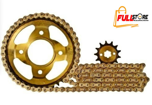 Kit Arrastre 14x42 4H (428H-120) Hero Eco Deluxe KS, ES , EURO II, Splendor NXG - REVO TÉRMICA (Alta Durabilidad) (Más de 20.000 KM) (Despacho 4 a 5 días hábiles)