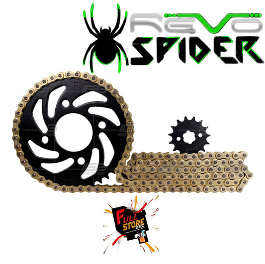 Kit Arrastre 15x43 (428H-132) Honda CBF 150 - REVO SPIDER (Alta Durabilidad y Diseño) (Despacho 4 a 5 días hábiles)