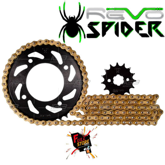 Kit Arrastre 14x43 (428H-132) Honda CBF 125, EURO II - REVO SPIDER (Alta Durabilidad y Diseño) (Despacho 4 a 5 días hábiles)