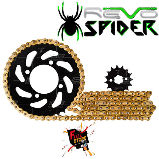 Kit Arrastre 14x42 (428H-124) Yamaha YBR 125 - REVO SPIDER (Alta Durabilidad y Diseño) (Despacho 4 a 5 días hábiles)