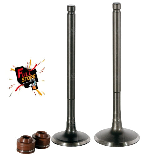 Kit de Valvulas de Admision y Escape con Sellos Revo Tipo Original para Kymco Agility 125 - Fly 125 - Rocket